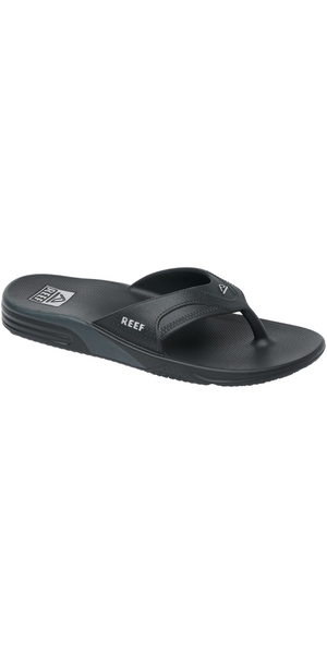 2026 Reef Hombres Sandalias Fanning H20 CJ8545 - Black / Plata